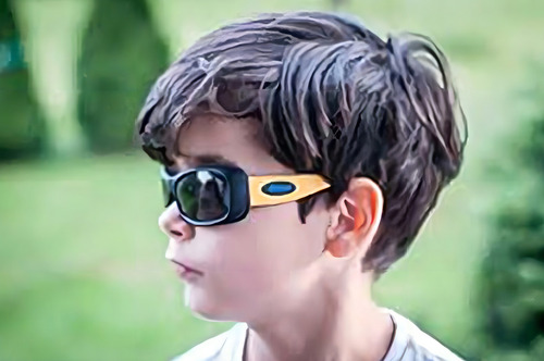 Banz Sunglasses Flexerz, Aqua/pink, 4-10 Years Color Aqua/pink