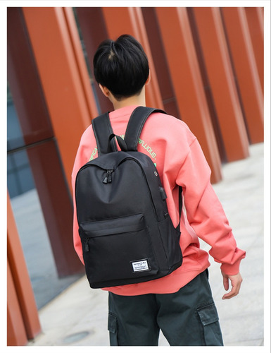 Imagen 3 de 3 de Mochila Impermeable Morral Urbana Usb