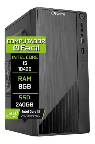 Computador Fácil Intel Core I5 10400 8gb Ddr4 Ssd 240gb