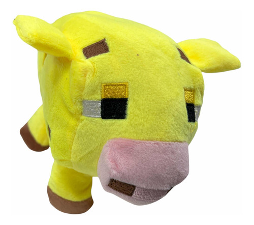 Peluche Minecraft Cerdo Amarillo Chico Electropc