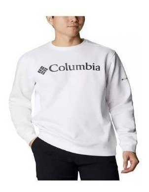 Polerón Hombre Marca Columbia Usa Blanco Xl Envio Gratis