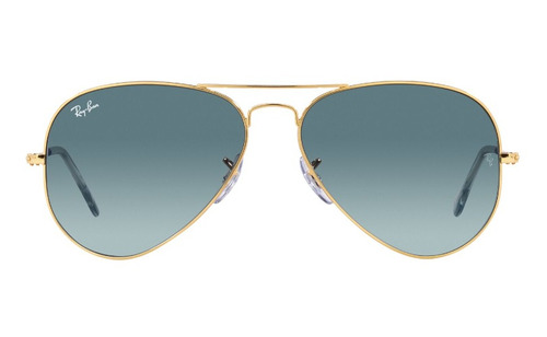 Lentes De Sol Aviator Large Metal Gold Ray-ban