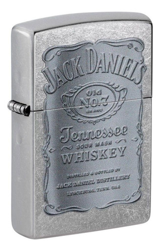 Encendedor Zippo Jack Daniels Design Plateado Zp48284