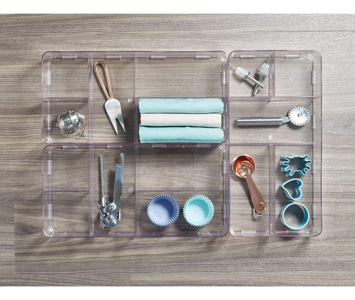 Interdeseño. Organizador De 5 Compartimientos Para Cosmética