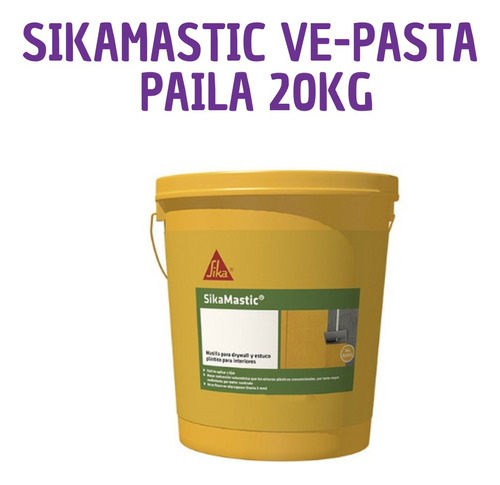 Pasta Profesional - Sikamastic Ve Palia 20kg 