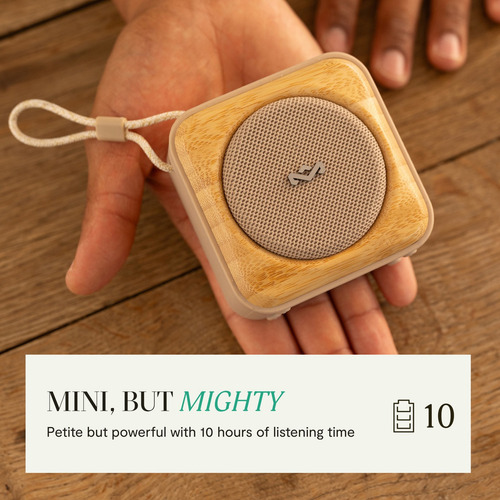 Parlante Bluetooth 5.3 Roots Crema Marley