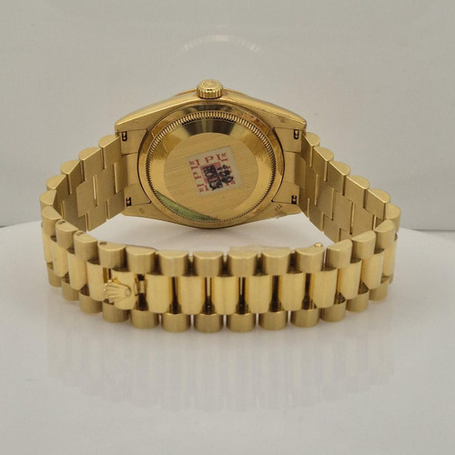 Rolex Day-date Presidente Yellow Gold 36mm Completo Dourado Dourado Branco (Usado)