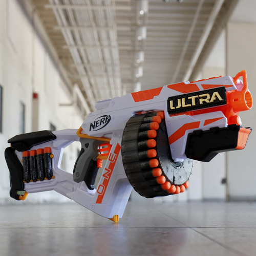 Blaster Nerf Ultra One Motorizado Con Tambor De 25 Dardos, A