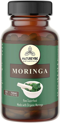 Moringa 180 Capsulas - Naturevibe - Unidad a $1478