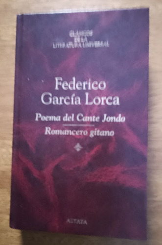 Poema Del Cante Jondo. Romancero Gitano F. García Lorca  