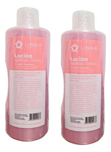 Libra Loción Antibacterial Limpieza Pofunda 1000ml X2