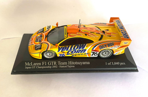 Auto A Escala 1:43 Minichamps Mclaren F1 Gtr 2002 Naranja
