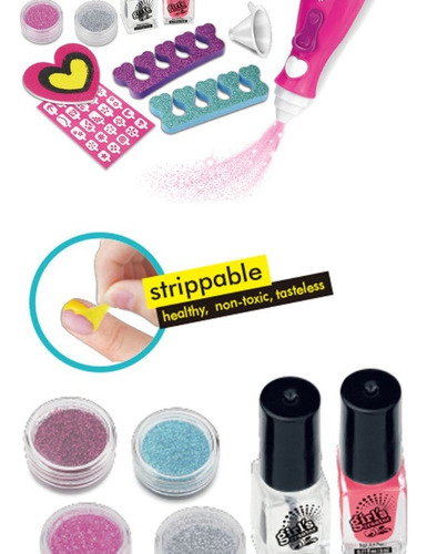 Juego Uñas Niñas Set De Belleza Diseñar Salón Princesa