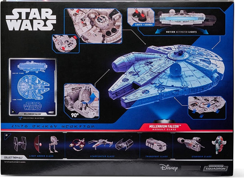 Star Wars Micro Galaxy Squadron Millennium Falcon Jazwares