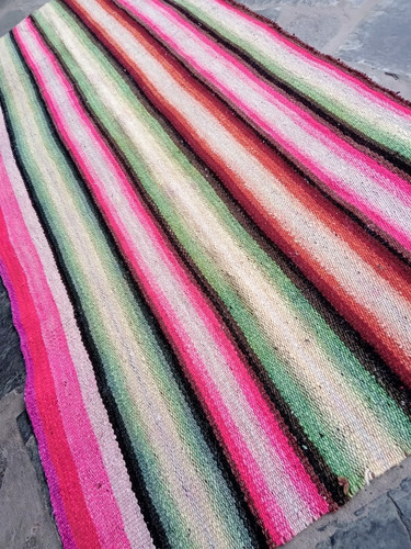 Imagen 1 de 5 de Alfombras Para Pasillos Rectangulares Tejidas Telar Aguayo