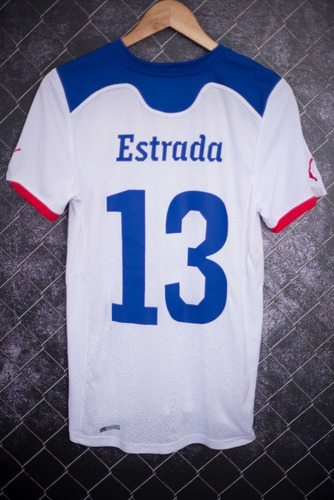 Chile 2011 Puma Uniforme 2 Número 13 Estrada Tamanho P