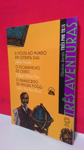 Livro A Volta Ao Mundo Em 80 Dias - Três Aventuras