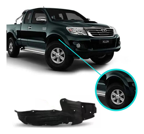 Parabarro Direito Hilux Sw4 2012 2013 2014 2015