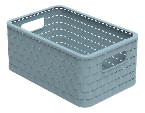 Caja Country A6 18x9x13 Cm Rotho Azul Eco