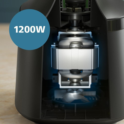 Licuadora Con Jarra De Vidrio, Pro Blend 2lts Philips Negro
