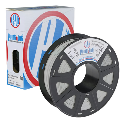 Filamento 3d Pla Art Stone 1.75mm X 1kg Printalot Color Concreto