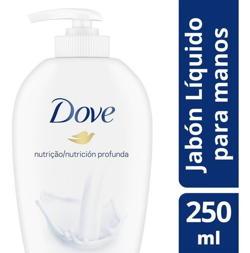 Jabón Líquido Para Manos Dove Original Nutrición 250ml