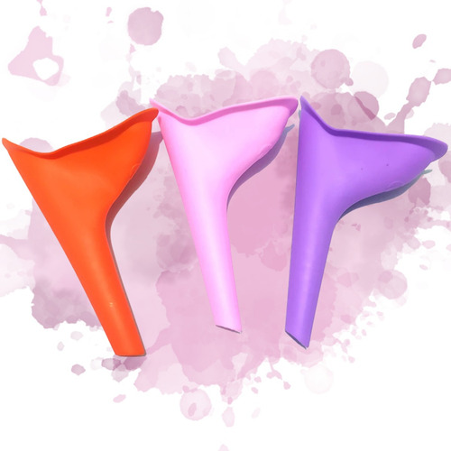 3pzs Orinal Urinal Femenino Portátil Silicona Reutilizable