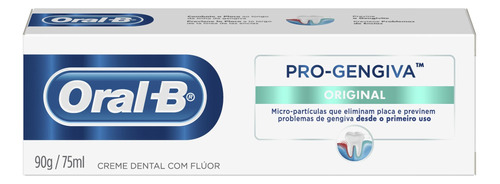 Pasta de dentes Oral-B Pro-Gengiva Original  em creme 90 g