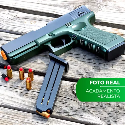 Arma Pistola Glock 45 Cosplay Arminha De Brinquedo Realista