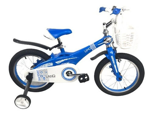 Bicicleta Aro 16 Para Niños Alta Calidad Azul 101456
