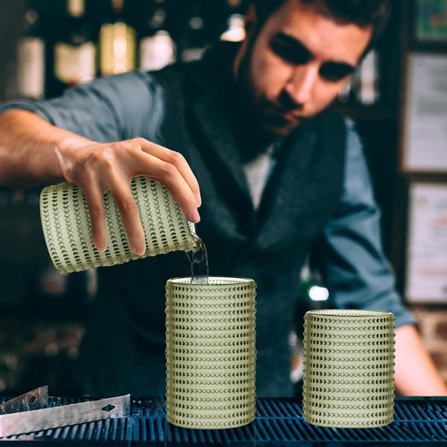 Juego De 12 Vasos Para Beber Hobnail De Estilo Vintage, Vaso