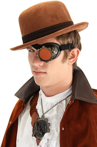 Antiguo Goggle Goggle Eyepatch Disfraz Steampunk Acceso...