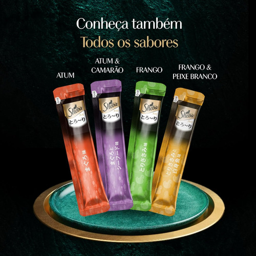 Petisco Cremoso Sheba Para Gatos Sabor Atum 48g