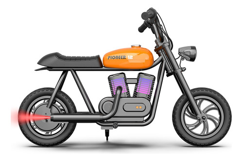 Moto Eléctrica Infantil Hyper Gogo Pioneer 12 Plus Color Naranja