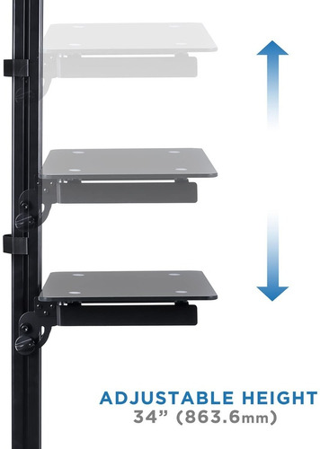Rack Soporte Pedestal Con Base Para Tv De 32 A 55 PuLG