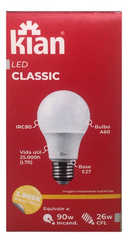 Lampada Led 15w Luz Amarela 3000k Bivolt Economica
