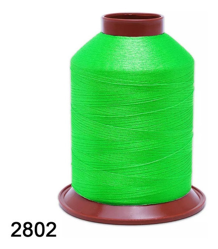 Linha Ricamare Para Bordar Vc 4000m 100% Poliéster Cor 2802- Verde Neon