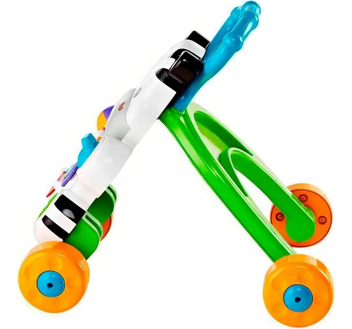 Andador Passo A Passo Fisher-price Learn With Me Zebra Walker Com Som E Com Empurrador Cor Colorido Colorido