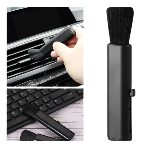 Kit O2 Escova Pincel Retrátil Limpeza Automotiva Teclado Etc