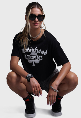 Polera Rock Motörhead Mujer Soviet Spom574ne