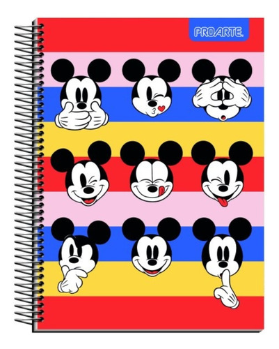 Cuaderno Triple Mickey 150 Hjs Proarte