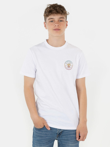 Polera Made For The Search Tee Blanco Infantil Rip Curl