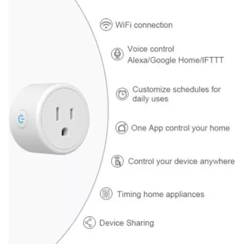 Toma Corriente Wifi Compatible Alexa-googlehome Tuya Smart