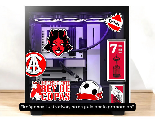 Sticker Independiente Rojo Cai Gran Campeón Argentina X3