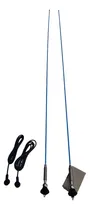 Comprar Antena Látigo Fibra Azul C\u002F Resorte Para Camión 2mts X Juego