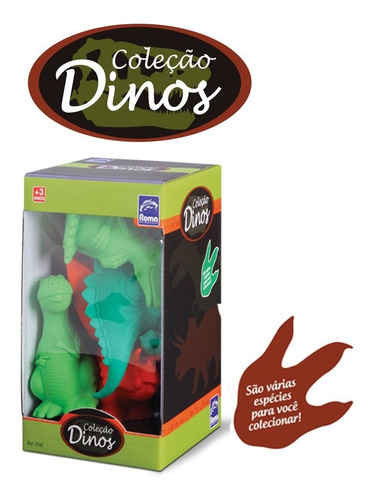 Brinquedo De Banho Para Bebê Dinossauros Roma Brinquedos