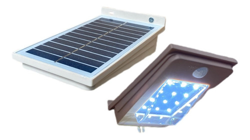 Lampara Solar Exterior 16leds Sensor Y Bateria Automática 