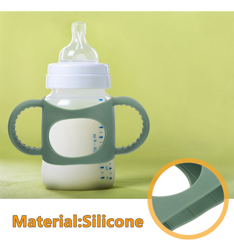 Empuñadura Para Biberones De Silicona Para Niños Pequeños Co
