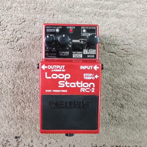 Pedal Boss Rc-2 Loop Station Usado