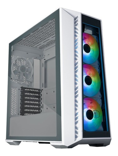 Gabinete Cooler Master Masterbox Mb520 Argb Gamer Midtower C Color Blanco